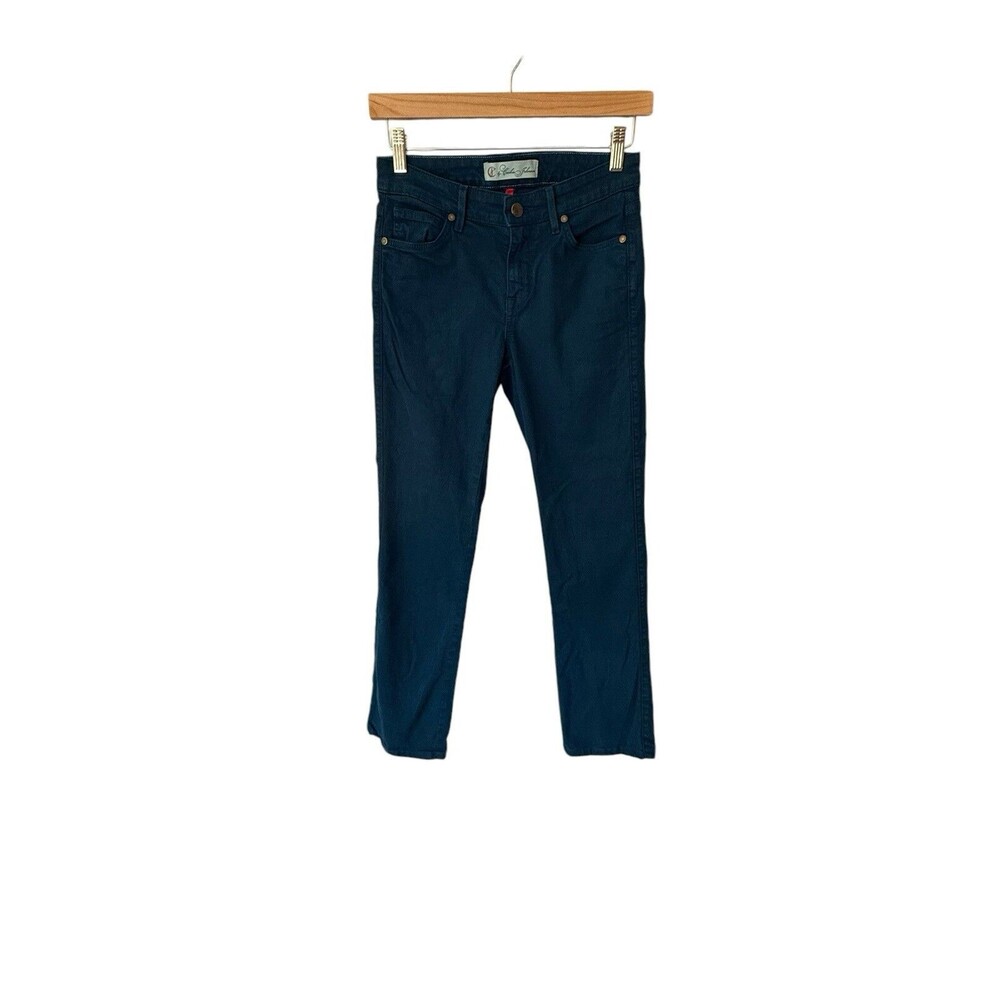 CJ Cookie Johnson Faith Straight Women’s 25 Blue Teal Stretch Lyocell Jeans